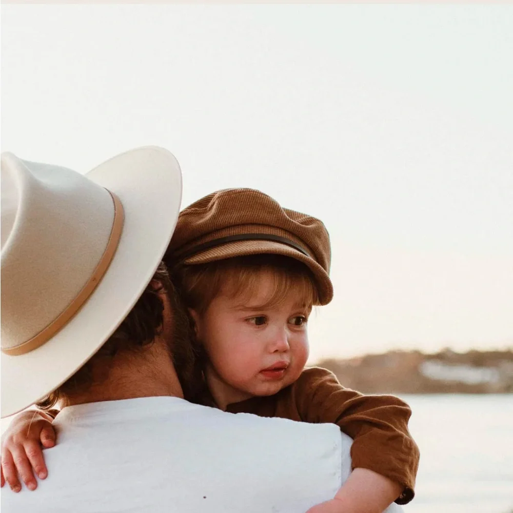 Will + Bear Little Baker Tan Corduroy Kids Newsboy Cap
